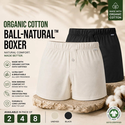Organic Cotton BALL-NATURAL™ Boxer